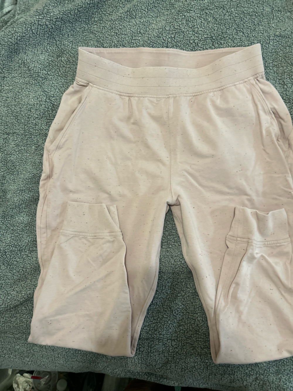 lululemon athletica Cream Speckled Track Joggers